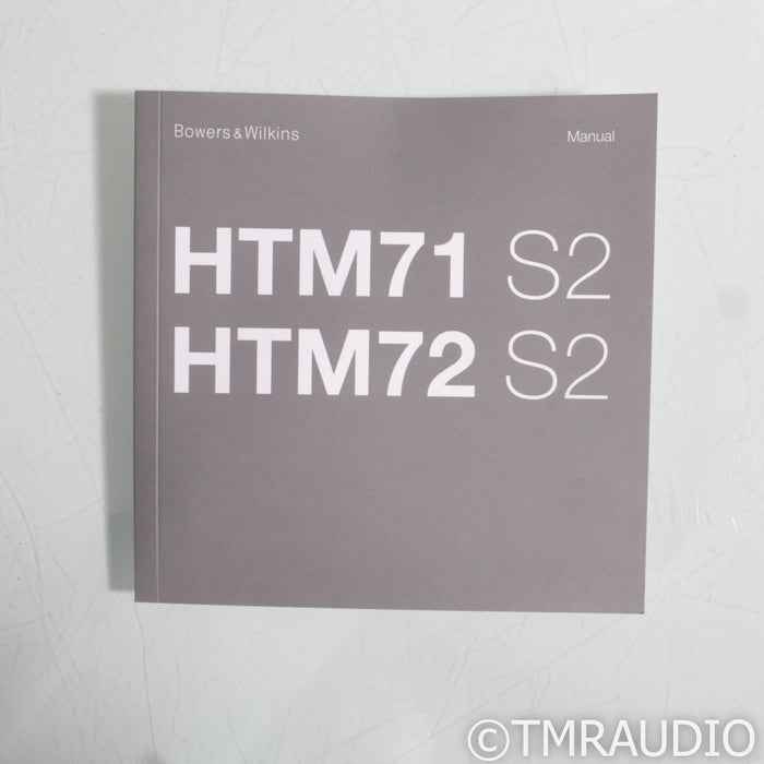 Bowers & Wilkins HTM71 S2 Center Channel; Satin White