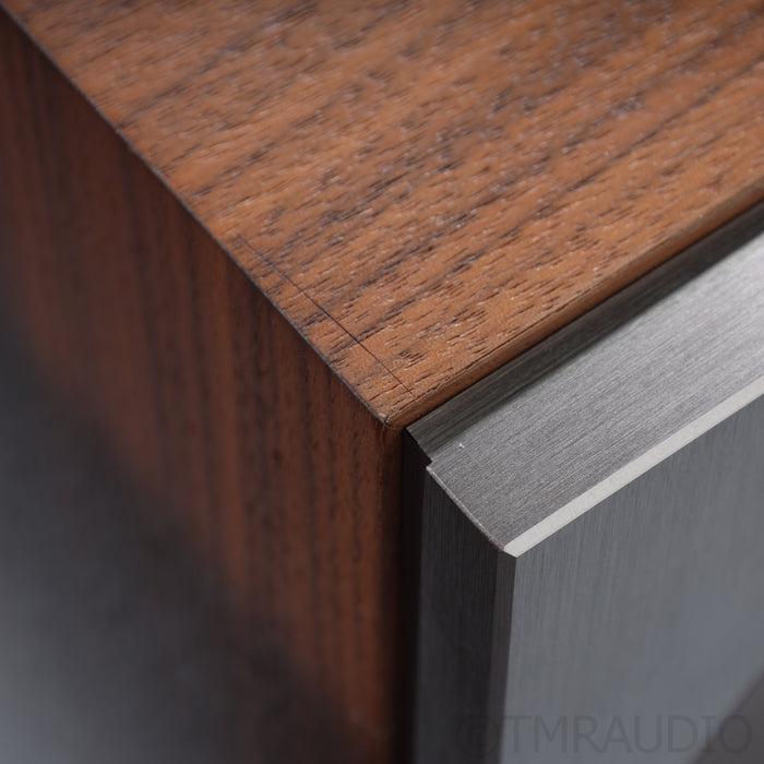 KEF Reference 1 Meta Bookshelf Speakers; Walnut Pair with Stands