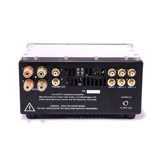 Linear Tube Audio MicroZOTL MZ2 Stereo Tube Integrated & Headphone Amplifier