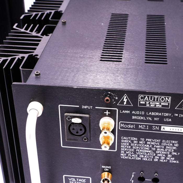 Lamm Industries M2.1 Tube Hybrid Monoblock Power Amplifiers; Black Pair