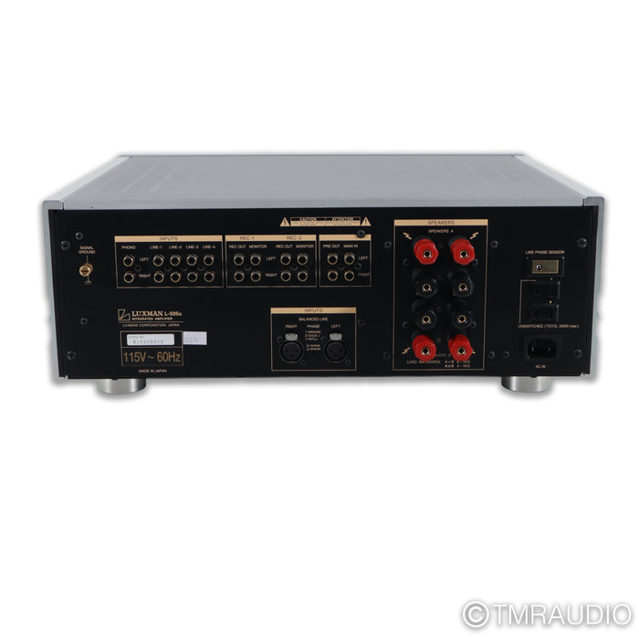 Luxman L-505u Stereo Integrated Amplifier; MM / MC Phono (No Remote)