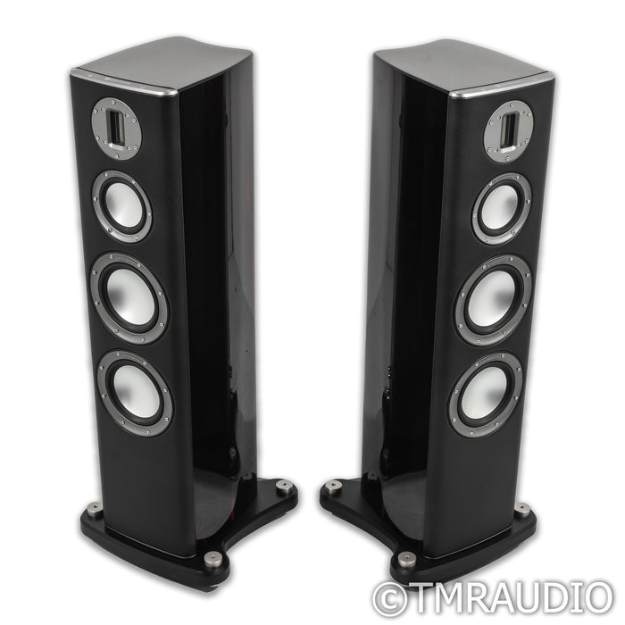 Monitor Audio PL200 Floorstanding Speakers; Piano Ebony Pair