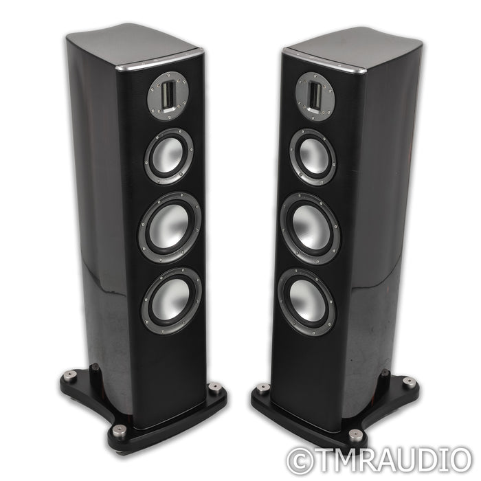 Monitor Audio PL200 Floorstanding Speakers; Piano Ebony Pair