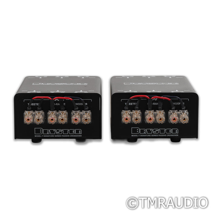 Bryston Model T Signature Floorstanding Speakers; Pair; T-PX-1 Passive Crossover