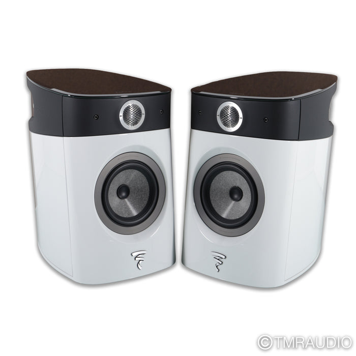 Focal Sopra No. 1 Bookshelf Speakers; White Carrara Lacquer Pair