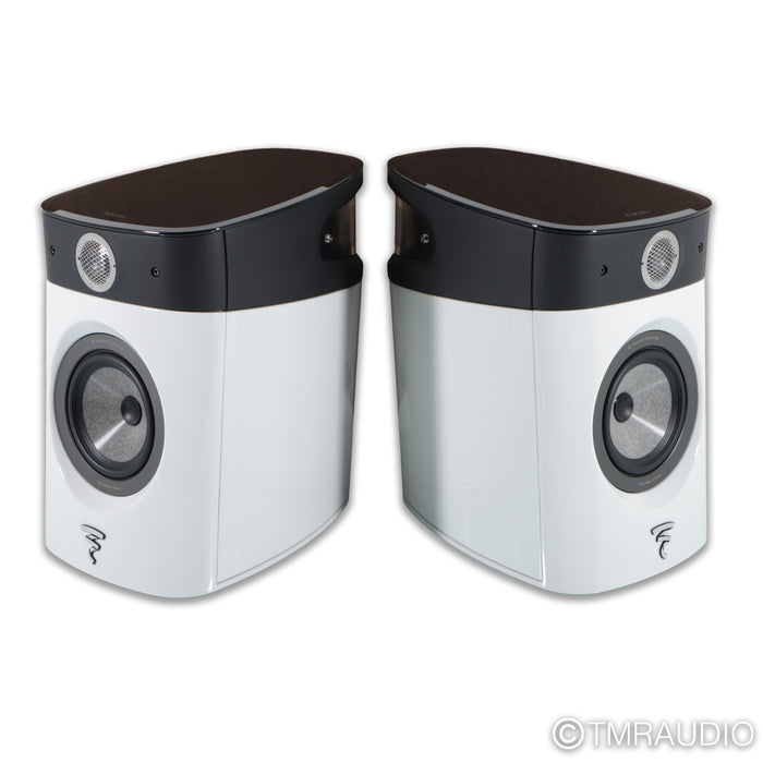 Focal Sopra No. 1 Bookshelf Speakers; White Carrara Lacquer Pair