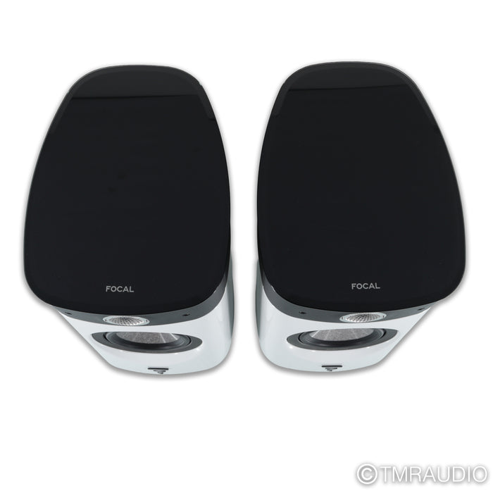 Focal Sopra No. 1 Bookshelf Speakers; White Carrara Lacquer Pair