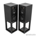 Wharfedale Linton 85th Anniversary Bookshelf Speakers; Black Pair with Stands