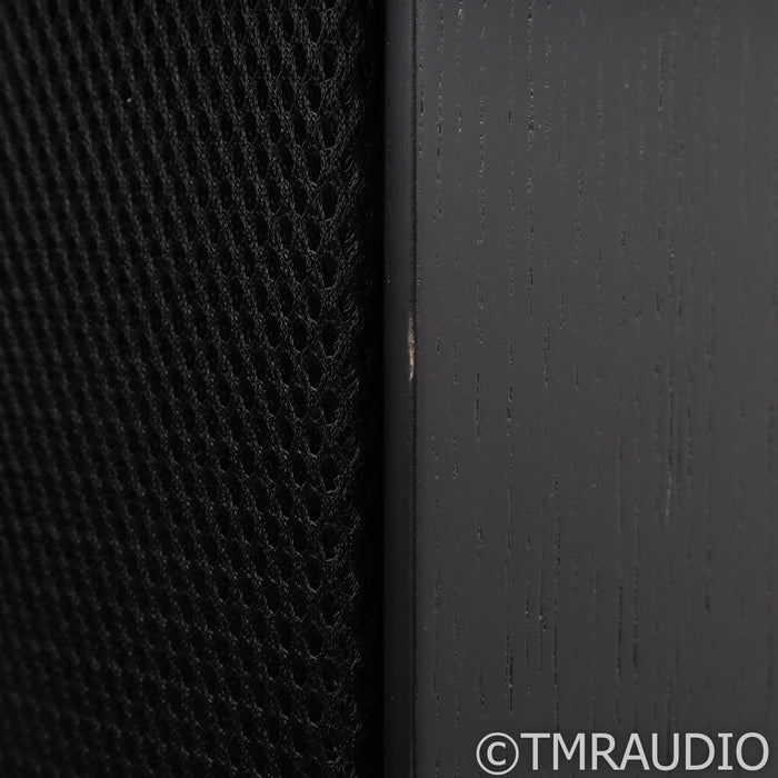 Wharfedale Linton 85th Anniversary Bookshelf Speakers; Black Pair with Stands