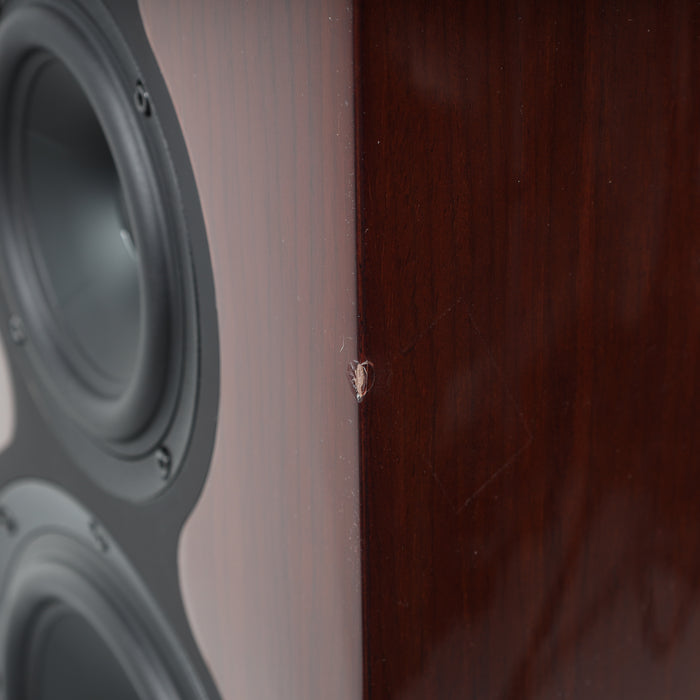 Revel Performa3 F208 Floorstanding Speakers; Walnut Pair w/ Gaia Footers