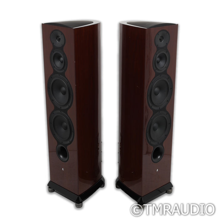 Revel Performa3 F208 Floorstanding Speakers; Walnut Pair w/ Gaia Footers