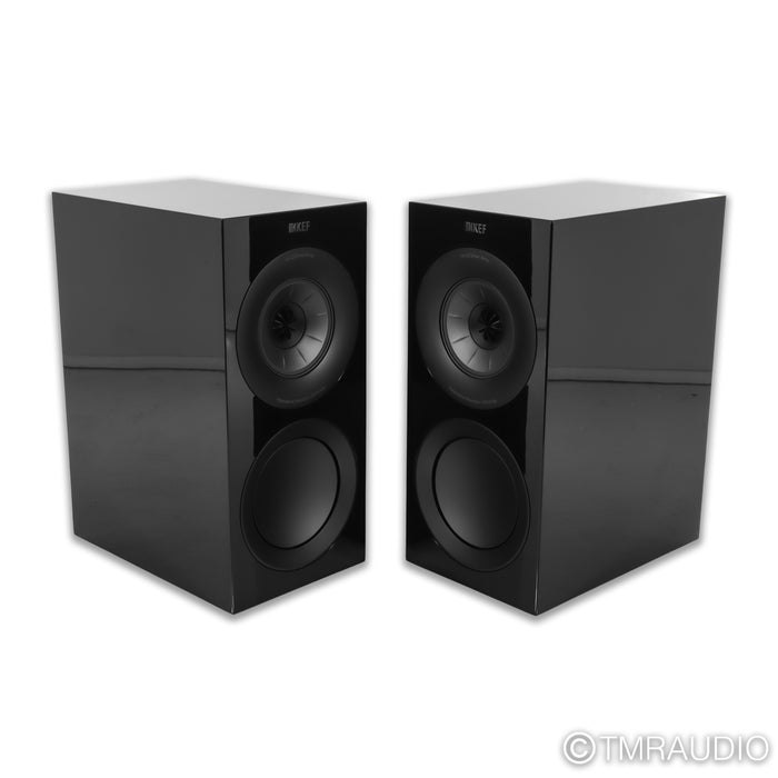 KEF R3 Meta Bookshelf Speakers; Piano Black Pair