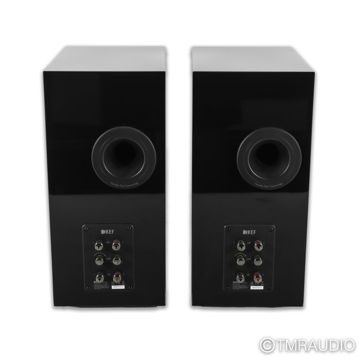 KEF R3 Meta Bookshelf Speakers; Piano Black Pair