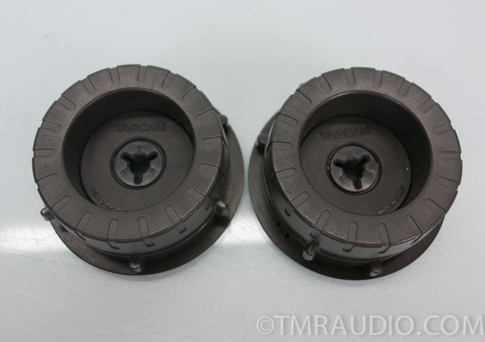 Two TASCAM NAB HUB Adapters For 1/4 Inch Reel. Made in Japan. Excellent.