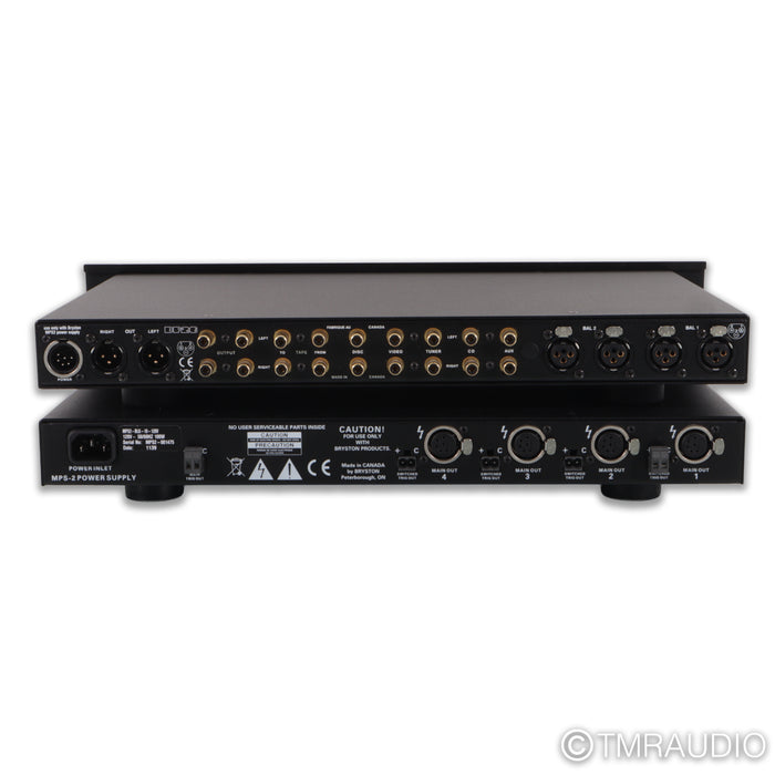 Bryston BP-26 Stereo Preamplifier; w/ MPS-2 PSU / BP2 MM Phono Preamplifier