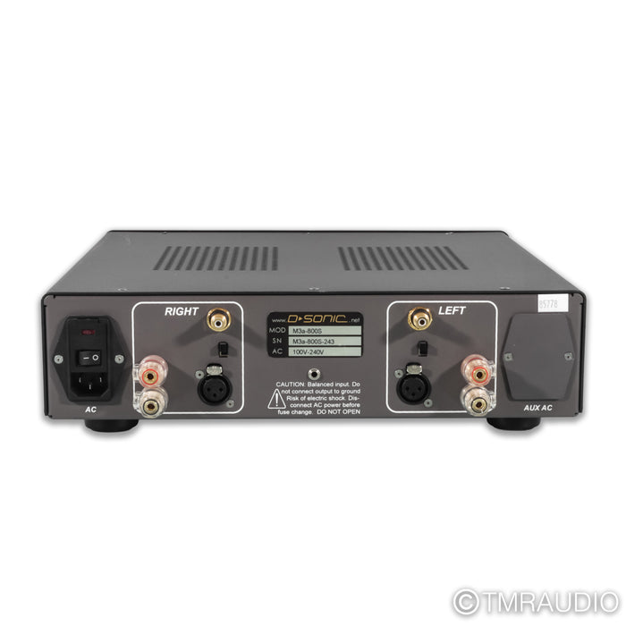 D-Sonic M3a-800S Stereo Power Amplifier; M3A800S