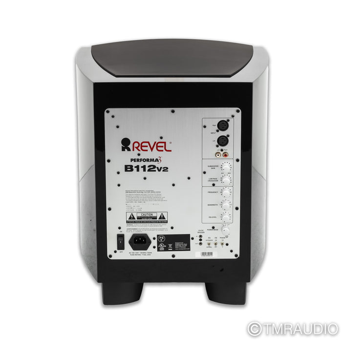 Revel Performa3 B112v2 12" Powered Subwoofer; Gloss Black