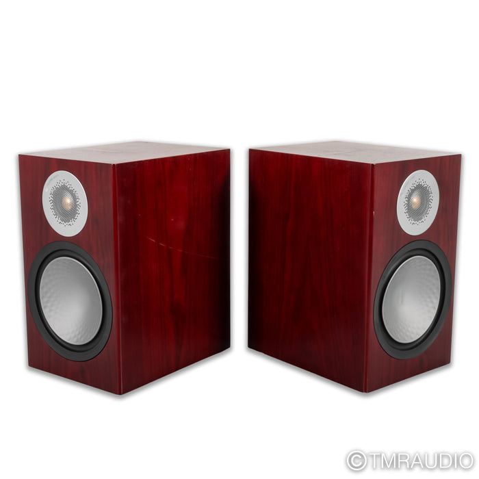 Monitor Audio Silver 100 Bookshelf Speakers; Rosenut Pair