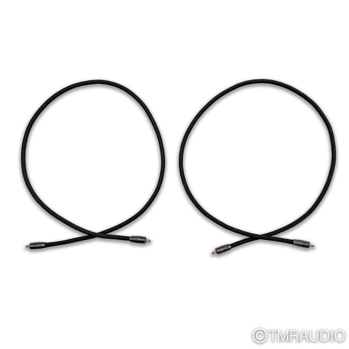 AudioQuest Yukon RCA Cables; 1m Pair Interconnects