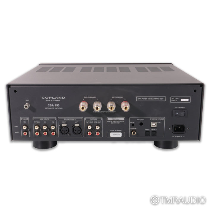 Copland CSA150 Stereo Tube Hybrid Integrated Amplifier; MM Phono