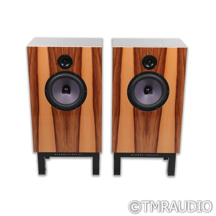 Devore Fidelity Orangutan O/96 Floorstanding Speakers; Gloss Lace Walnut Pair