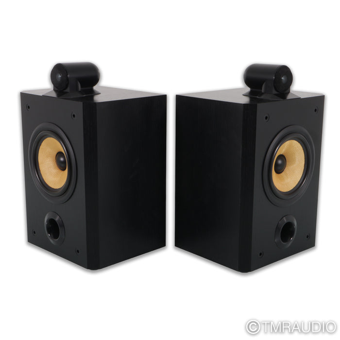 B&W Matrix 805 Bookshelf Speakers; Black Ash Pair