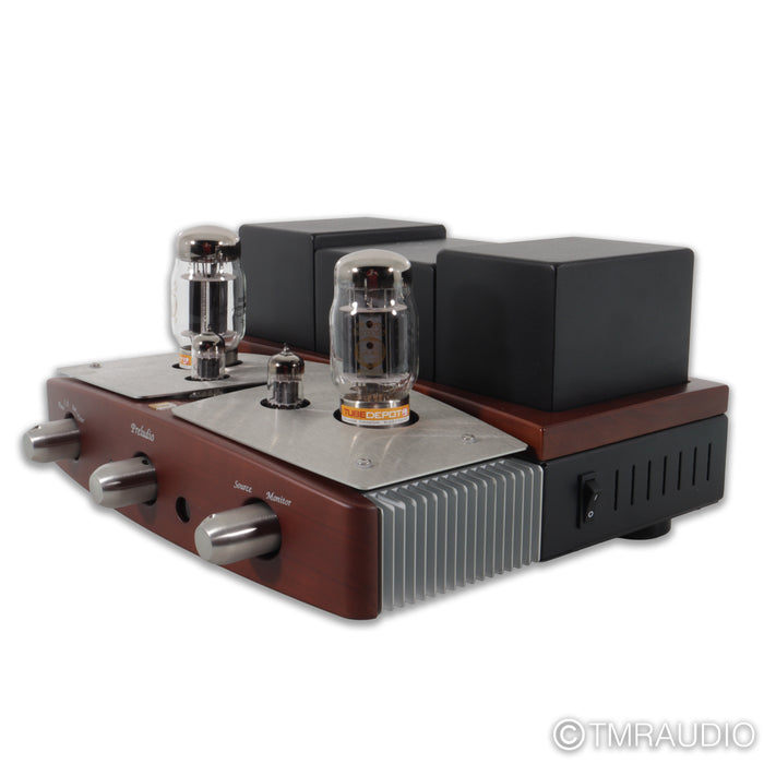 Unison Research Preludio Stereo Tube Integrated Amplifier; Mahogany