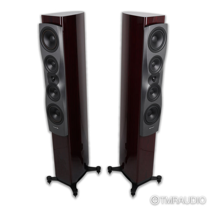 Dynaudio Confidence 50 Floorstanding Speakers; Ruby Wood High Gloss Pair