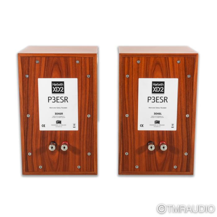 Harbeth P3ESR XD2 Bookshelf Speakers; Rosewood Pair (Open Box)