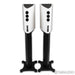 Borresen X1 Bookshelf Speakers; White Pair w/ Stands