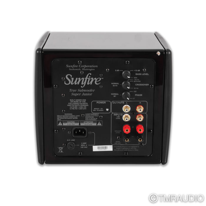 Sunfire True Subwoofer Super Junior 7" Powered Subwoofer; Black