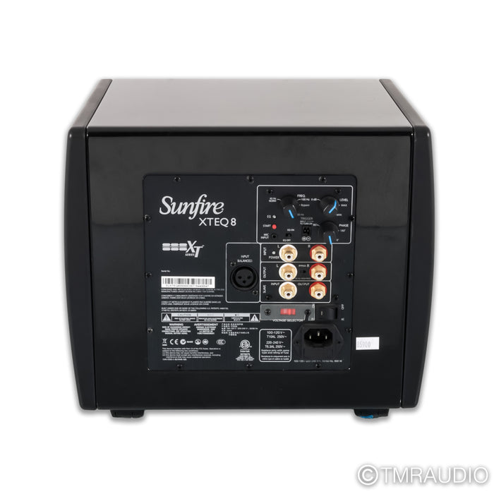 Sunfire XTEQ 8 8" Powered Subwoofer; Black Gloss