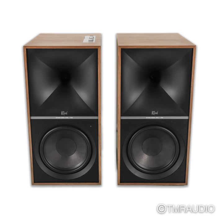 Klipsch The Nines Wireless Powered Bookshelf Speakers; Walnut Pair