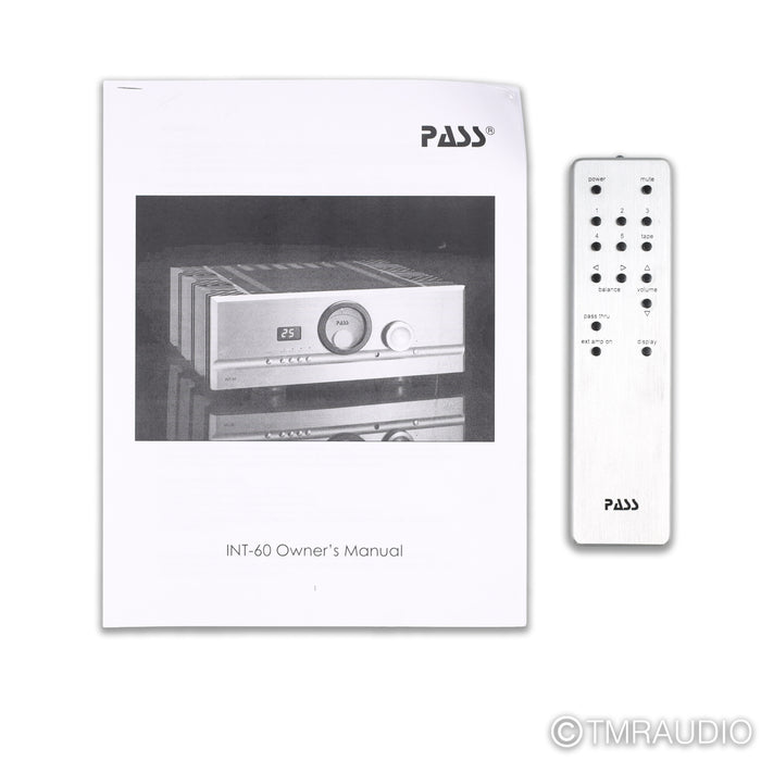 Pass Labs INT-60 Stereo Integrated Amplifier