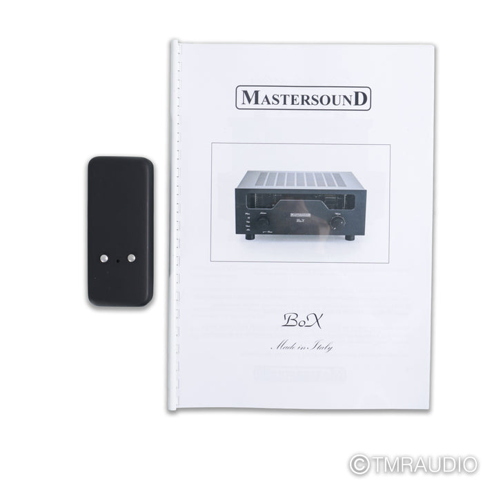 MastersounD Box Stereo Tube Integrated Amplifier; MM Phono