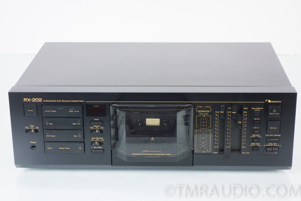 Nakamichi RX-202 Stereo Cassette Deck / Tape Recorder