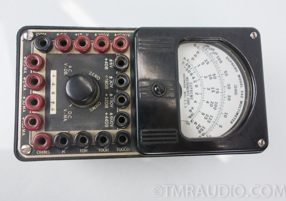Supreme Model 542 Vintage Multimeter