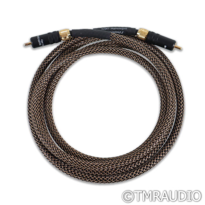 DH Labs Thunder RCA Subwoofer Cable; 2m Single Interconnect