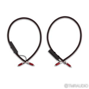 AudioQuest Fire RCA Cables; 1m Pair Interconnects; 72v DBS X-Level