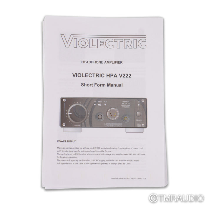 Violectric HPA V222 Headphone Amplifier