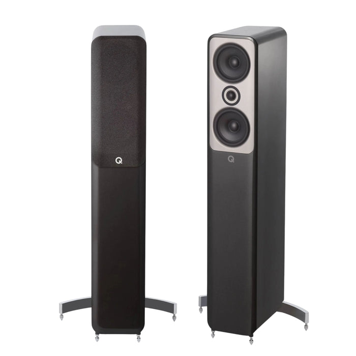 Q Acoustics Concept 50 Floorstanding Speakers; Black Pair (Mint / Unused)