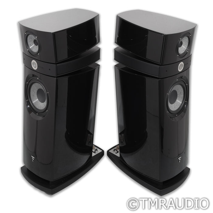 Focal Scala Utopia Evo Floorstanding Speakers; Black High-Gloss Pair