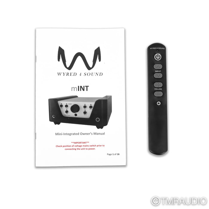 Wyred 4 Sound mINT Stereo Integrated Amplifier; DAC
