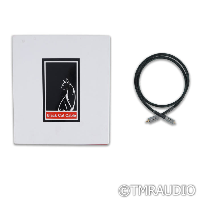 Black Cat TRØN Mk. III RCA Coaxial Cable; 1m Single Digital Interconnect