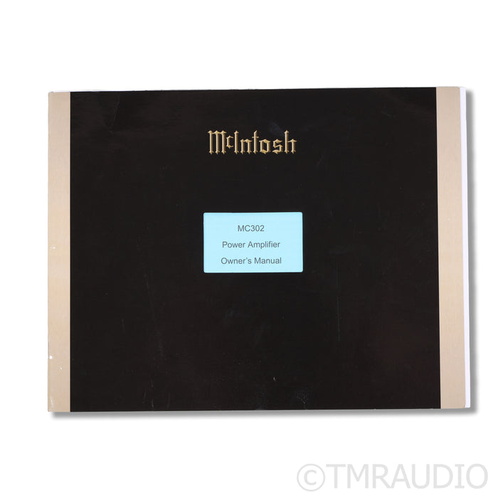 McIntosh MC302 Stereo Power Amplifier