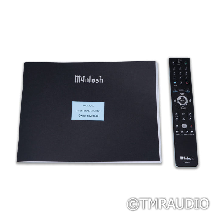 McIntosh MA12000 Stereo Tube Hybrid Integrated Amplifier; MM / MC Phono
