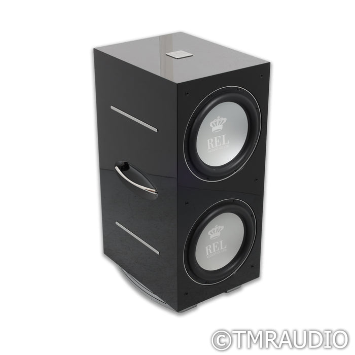 REL Acoustics 212/SX Dual 12" Powered Subwoofer; Gloss Black