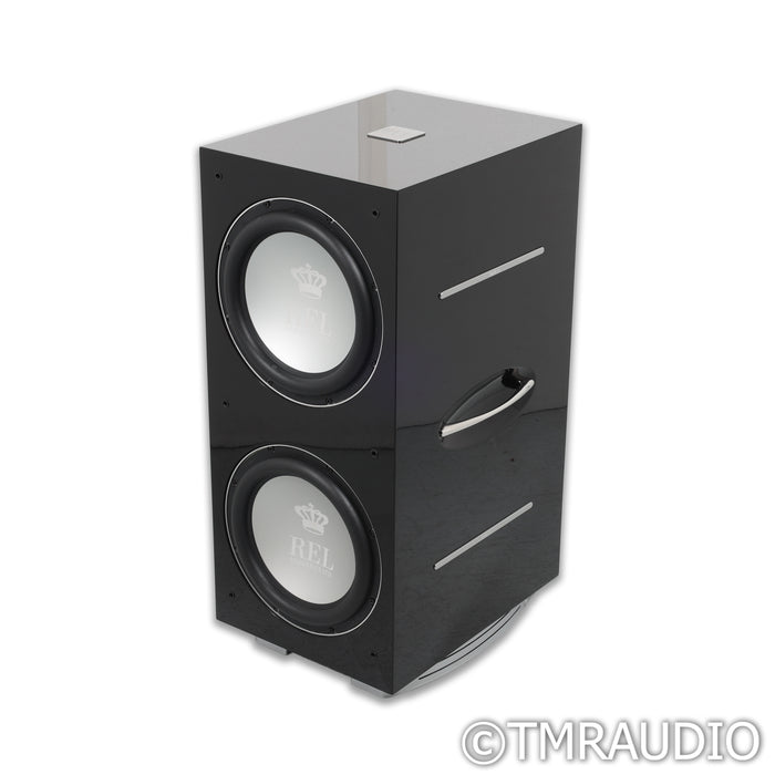 REL Acoustics 212/SX Dual 12" Powered Subwoofer; Gloss Black