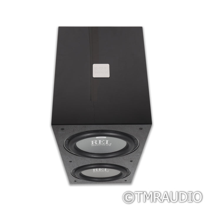 REL Acoustics 212/SX Dual 12" Powered Subwoofer; Gloss Black