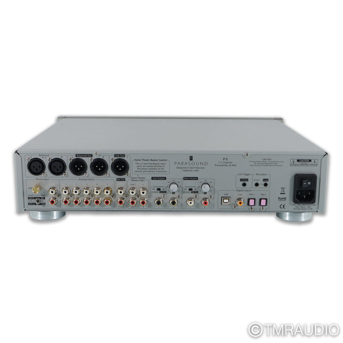 Parasound Halo P 6 Stereo Preamplifier; MM / MC Phono